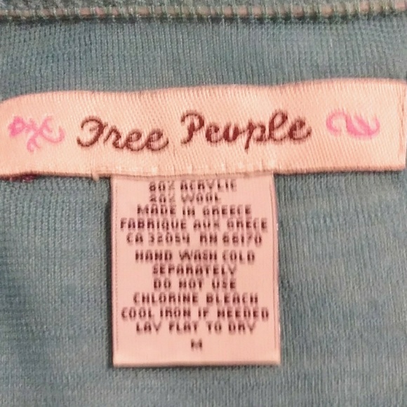 Free People turquoise sleeveless top - Picture 4 of 4